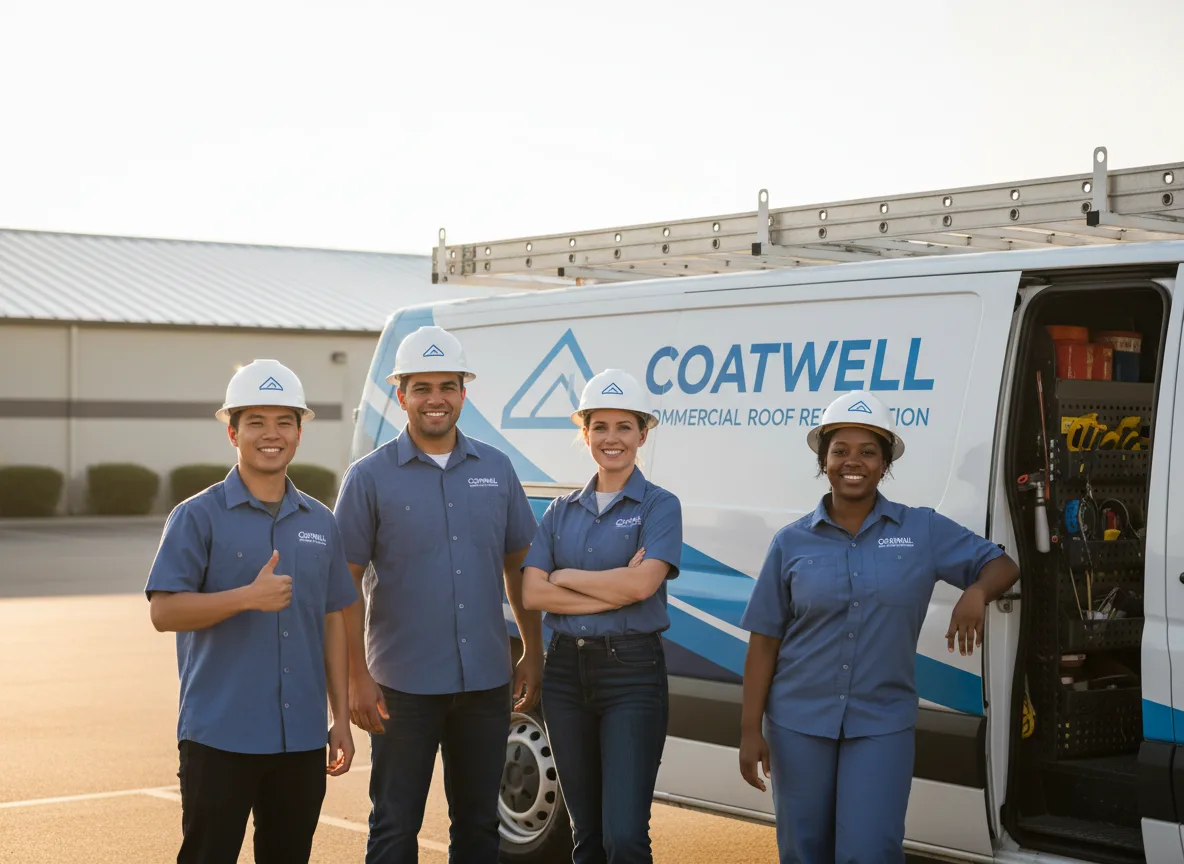 Commercial roof coating company in Marion, LA